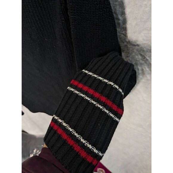 Vintage Y2K Tommy Hilfiger Mock Neck Cropped Long Sleeve Top XS - Picture 2 of 7